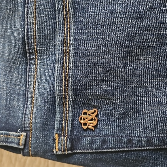 ROCK & REPUBLIC WOMENS BERLIN SKINNY JEANS SIZE 8 M WASHED DARK BLUE PREOWNED - Picture 13 of 17